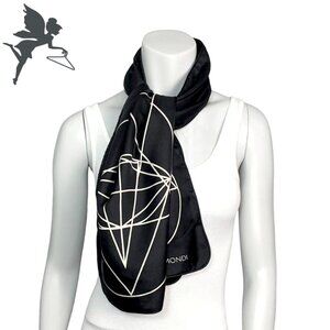 VINTAGE MONDI Graphic Print Scarf